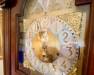 Details of Howard Miller Grandfather clock