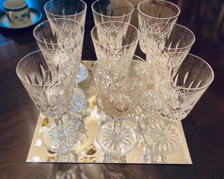 Waterford Water stemware (9)