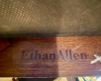Label from dining chairs "Ethan Allen"