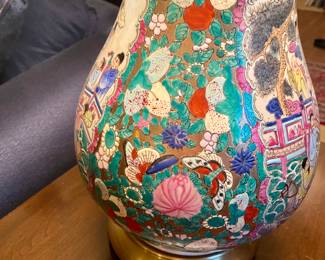 Details of lamp base living room pair of lamps