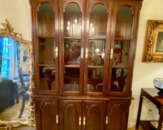 Ethan Allen display cabinet