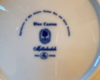 Blue Canton label
