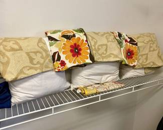 Pillow covers and down inserts