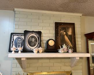 Vintage family photos, rare tea service sets