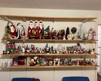 Small sampling of Christmas Santas