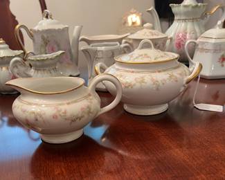 Theodore Haviland Limoges - cream & sugar