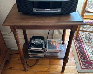 Antique table
Bose system
