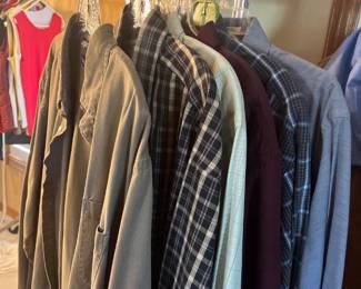 Eddie Bauer and more long sleeve button ups XL