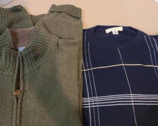 Oscar De LA Renta mens XXL sweater and a Turnbury sweater size 50