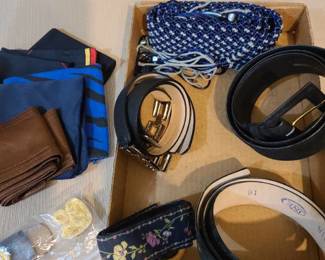 Ladies belts and accessories