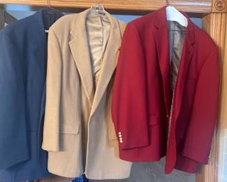 Mens blazers 52R and 50 long