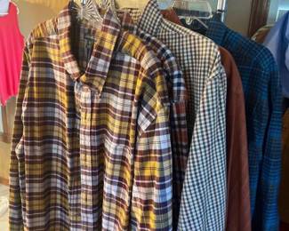 Eddie Bauer and more long sleeve button up shirts Xl and XXL
