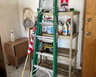 Flagss, Ladder, Assorted Chemicals