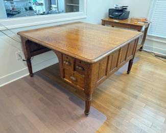 Quartersawn Oak Partners Desk	1200
