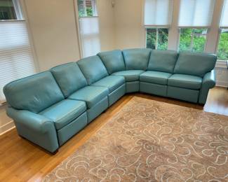 Teal Reclining Sectional	1500
