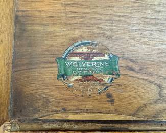 Antique Oak Library Table Wolverine	600
