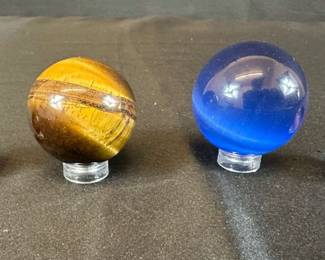 4 Sphere Stone Marbles
