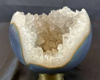 Amethyst Cluster Geode Sphere