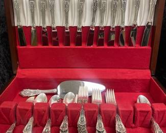 Rose Point By Wallace Sterling Silver Flatware