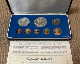 1980 Coinage of the Solomon Islands
