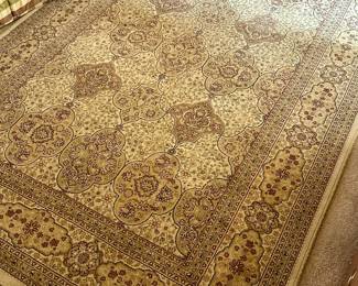 Rug (ivory, tan) - 5'5" x 7'7"