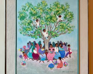 Oil on Board, Signed Binnie B. Wilson