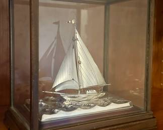 Sterling Ship Shadowbox