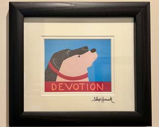 "Devotion," Print Signed Stephen Huneck