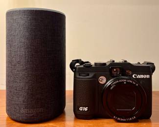 Amazon Echo & Canon G16 Camera