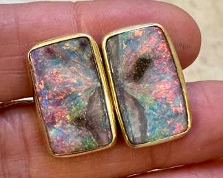14K & Opal Cufflinks