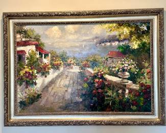 Oil on Canvas, Signed J. Brooks