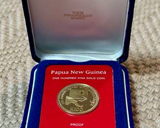 Papua New Guinea One Hundred Kina Gold Coin Proof