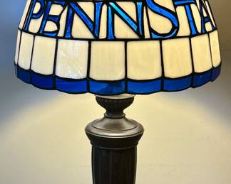 Penn State Stained Glass Lamp