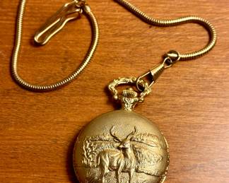 Stag Pocket Watch