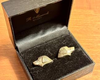 Sterling Silver Labrador Cufflinks