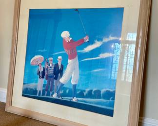 Framed Golf Print