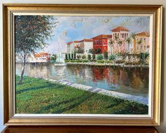 Oil on Canvas, Signed