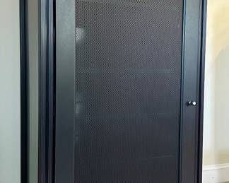 Stereo Cabinet with Metal Mesh Front