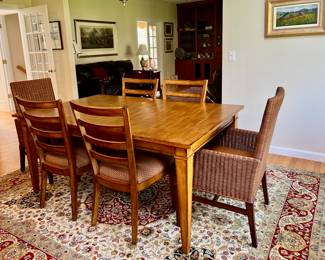 Ethan Allen Table & 6 Chairs