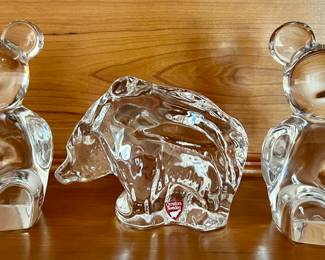 Orrefors "Bears"