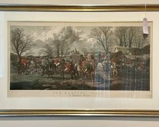 Fox-Hunting Plate 1 Print