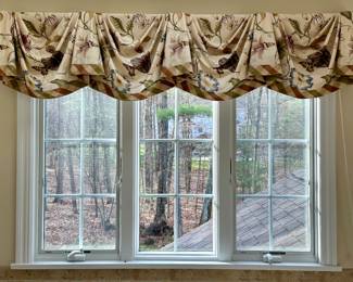 Custom Valance (floral motif)