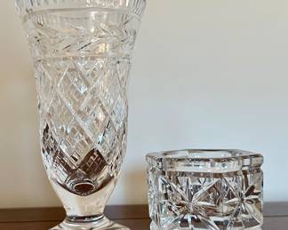 Waterford Lismore Vase & Bowl