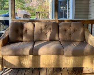 Lloyd Flanders Wicker Sofa