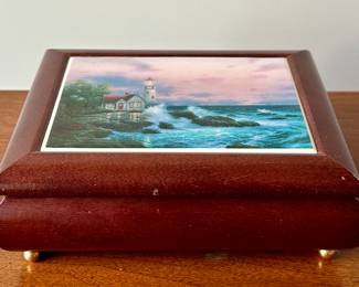 Jewelry Box with Ocean Scene