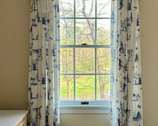 (2) Custom Panels & Valances 