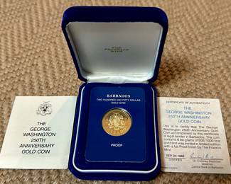 The George Washington 250th Anniversary Gold Coin