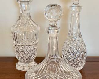 Cut Crystal Decanters