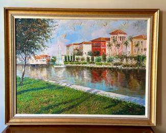 Oil on Canvas, Signed