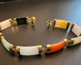 14K & Jade Bracelet